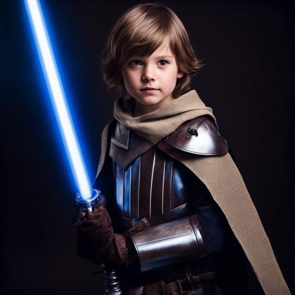 Jedi Knight Costume for Kids - Embark on a Medieval Adventure in this Complete Cosplay Ensemble!