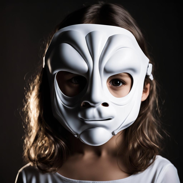 Bendy Half Mask for Kids - Unleash Playful Adventures with a Dash of Mystery!