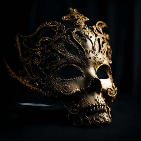 Celestial Elegance: Forum Novelties Taurus Face Masquerade Mask