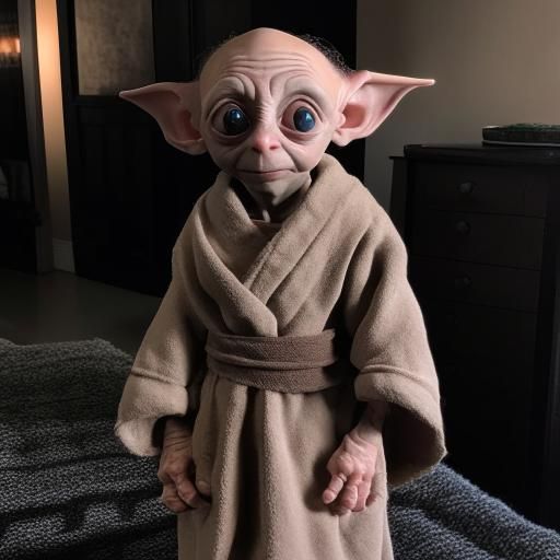 Enchanting Dobby Delight: Bulex Kid Dobby Costume with Mask for Magical Halloween Fun!